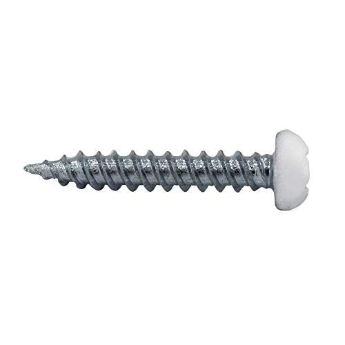 RecPro 8x1 Pan Head Metal RV Screws | Polar White | Multi-Pack | RV Interior Screws | Factory Finished Looked | (50) - Image 3