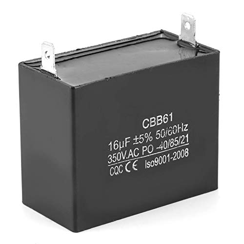 Vipxyc CBB61 Capacitor, Motor Starting Capacitor 350V AC 16uF 50/60Hz Motor Running Capacitor Generator CBB61 CQC Capacitor - Image 3