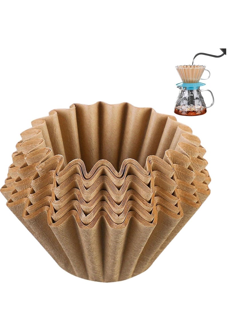 1-4 Cup Coffee Filters,100 Count Unbleached Basket Coffee Filter Paper for Miniature Mr Coffee, Small Coffee Maker, Single Serve Coffee Pot