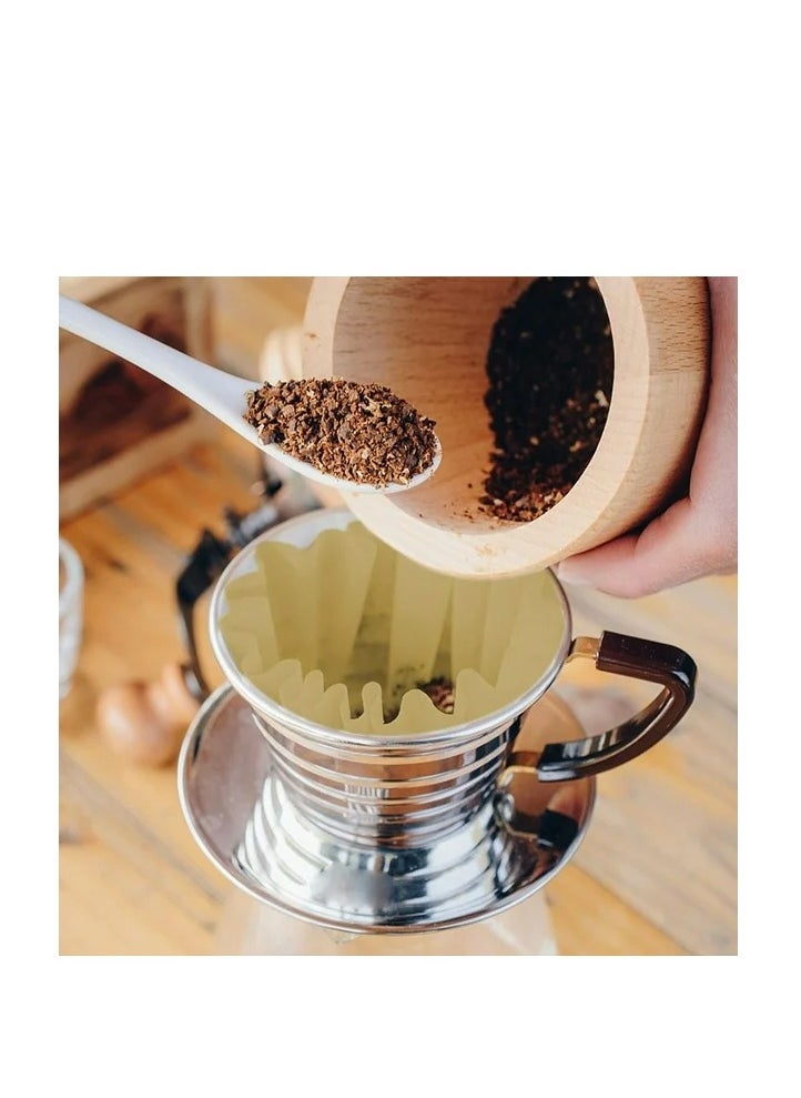 1-4 Cup Coffee Filters,100 Count Unbleached Basket Coffee Filter Paper for Miniature Mr Coffee, Small Coffee Maker, Single Serve Coffee Pot