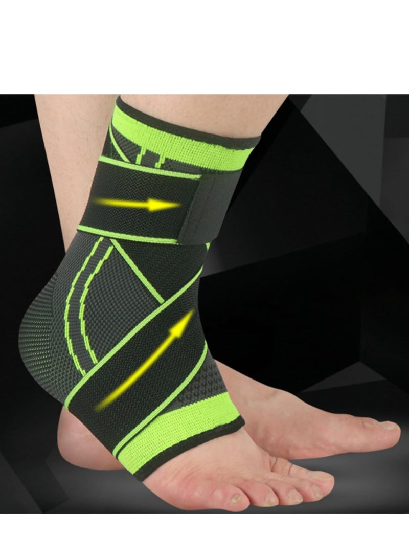 SRLIWHITE 2PCS Ankle Brace, Adjustable Ankle Support, Compression Sleeve Breathable Elastic and Comfortable, Sports Bandage Socks for Men, Women - Image 5