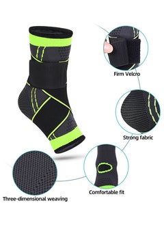 2PCS Ankle Brace, Adjustable Ankle Support, Compression Sleeve Breathable Elastic and Comfortable, Sports Bandage Socks for Men, Women - pzsku/Z2ECEC2CF4EEB784394DDZ/45/1741091814/e5f834e5-71f2-49d1-a68b-f4fb7eefd102