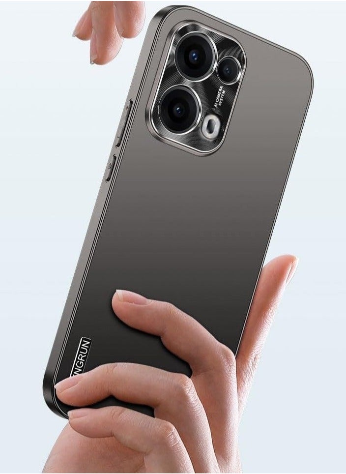 Generic - Luxury Matte Case Compatible with OPPO Reno 13 Pro 5G Full Coverage Anti-Shock Phone Cover Acrylic Protective Shell For Reno13 - Image 1