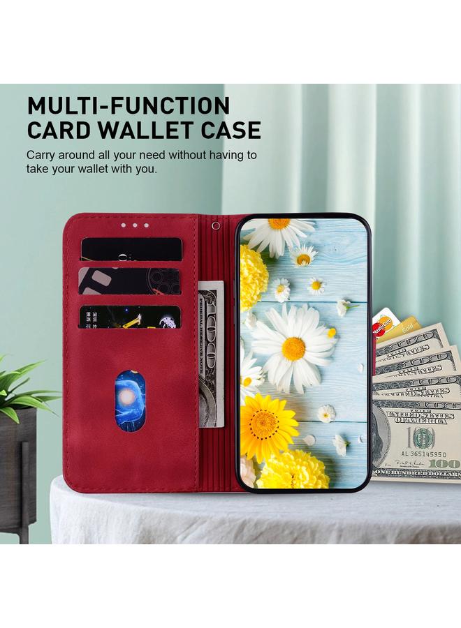 اس-توب جراب لهاتف Realme C65 4G جراب هاتف من الجلد المنقوش بزهرة الزنبق - Image 4