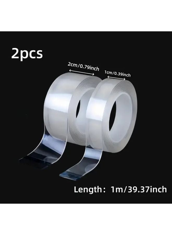 White Double Sided Tape 2cm x 3 28FT Strong Adhesive Removable Multipurpose - Image 4