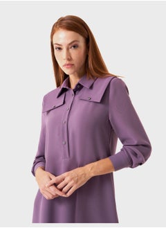 MIZALLE Button Detail Top  - Image 3
