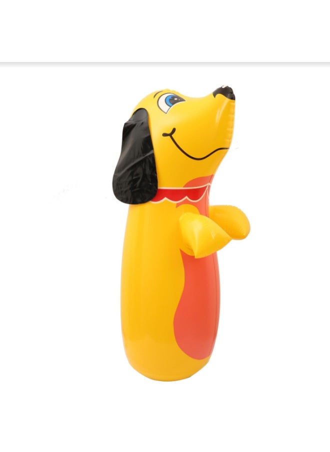 A Generation Of Inflatable Tumbler Children 90cm Small Baby Toys Kindergarten Gift To Push The Stall Animals-Color:Thickened Blue Sea Leopard About 90cm-Specifications:Match: Air Cylinder + Repair Subsidy +22cm Air Hammer 