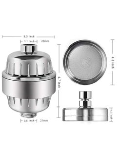 Buytory Buytory Shower Head with 20-Stage Filter – High Pressure, Hard Water Softener, Removes Chlorine & Impurities, Stainless Steel (SS304) – Chrome Finish  - Image 4
