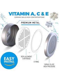 Buytory Buytory Shower Head with 20-Stage Filter – High Pressure, Hard Water Softener, Removes Chlorine & Impurities, Stainless Steel (SS304) – Chrome Finish  - Image 5