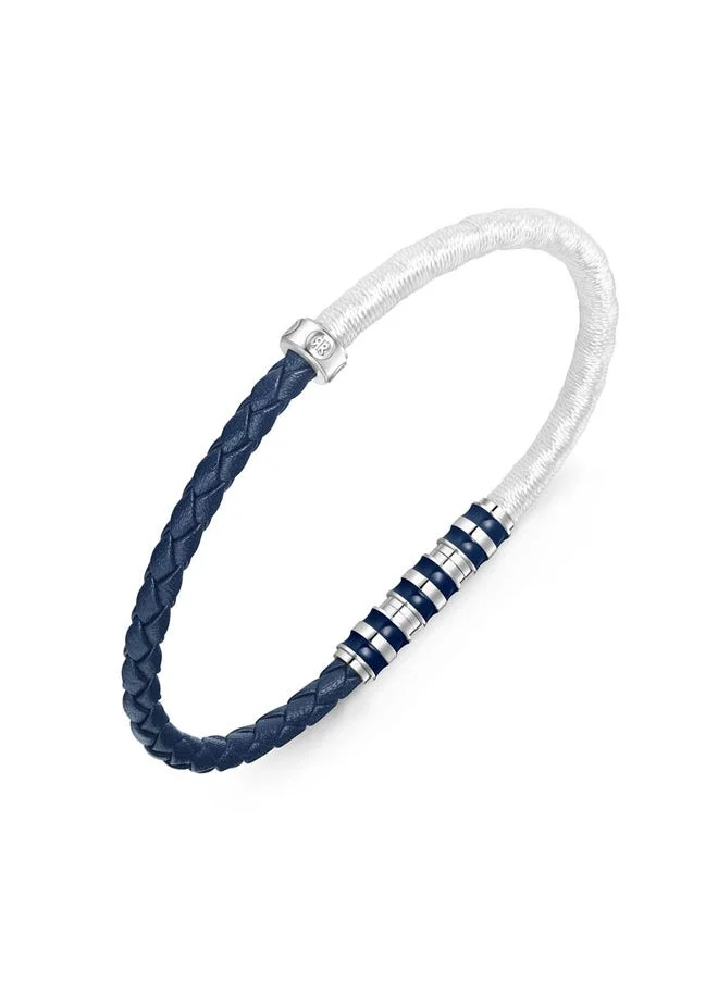 CERRUTI 1881 SEDA Blue Men's Bracelet Sleek and Contemporary Design