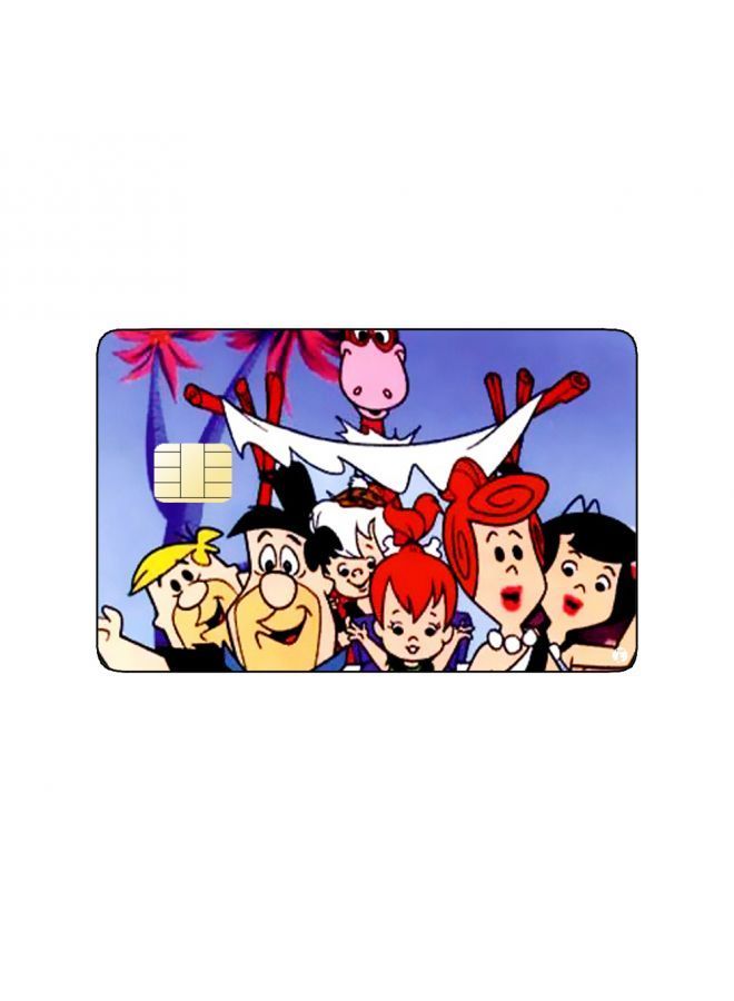 RKN PRINTED BANK CARD STICKER Animation The Flintstones By Cartoon Network - Image 1