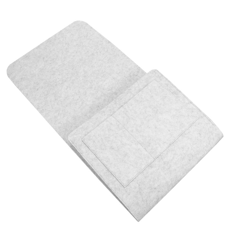 Felt Hanging Organizer Storage Pouch For Bedside Home And Dorm Grey - Image 2