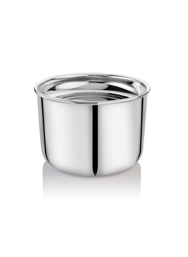 Embassy Stainless Steel Deep Cooker Pot | Suitable for 7.5 Liters Prestige Outer-lid Pressure Cooker | Capacity - 3500 ml | Dimension - 21.5x21.5x13.5 cm - Image 1