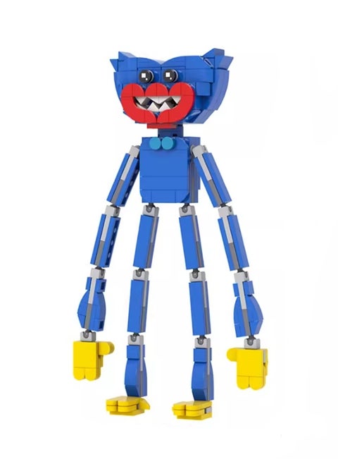 Creative Film, Television, Game And Animation Series Small Particle Assembly Building Blocks Assembly Model Ornaments (Blue Poppy 253Pcs)