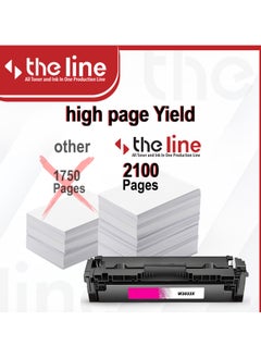 The Line The line 415A W2033A Color Toner Cartridge Compatible with HP LaserJet Pro M455dn, M480f, M479fnw, M479fdw, M479fdn, M479dw, M454dn, M454dw Magenta  - Image 4