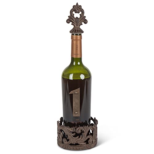 GG Collection Acanthus Wine Bottle Holder and Stopper - Image 3
