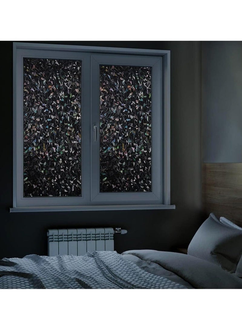 Captaintech Ultimate Blackout Window Film - Static Cling, 100% UV Blocking, Two-Way Privacy, Easy Install & Remove - Decorative, Versatile Window Tint for Home & Office (11.8 x 78.7 inches) - Image 5