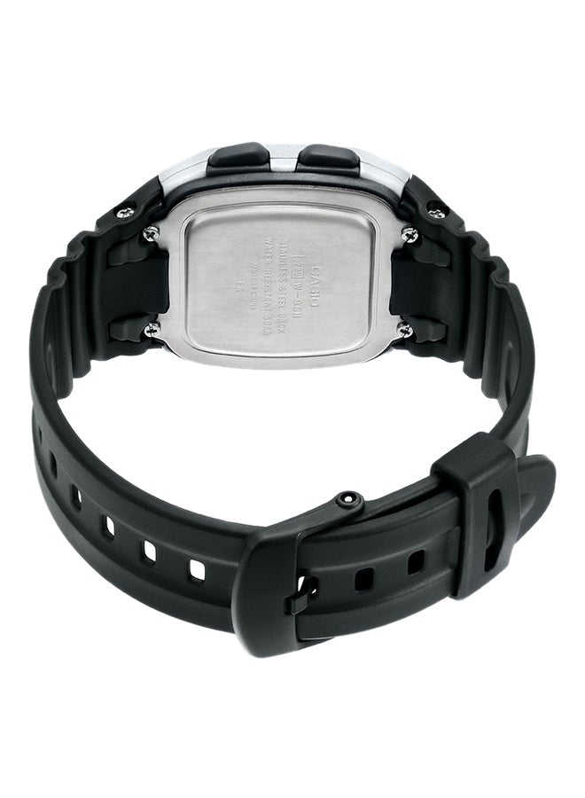 CASIO Boys Youth Resin Digital Wrist Watch W-96H-1AVDF - 37 mm - Black - Image 2
