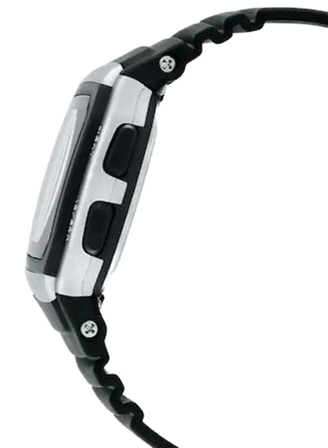 CASIO Boys Youth Resin Digital Wrist Watch W-96H-1AVDF - 37 mm - Black - Image 4