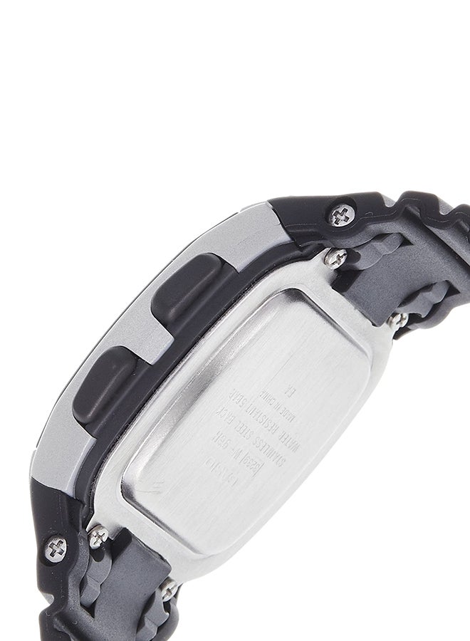 CASIO Boys Youth Resin Digital Wrist Watch W-96H-1AVDF - 37 mm - Black - Image 3