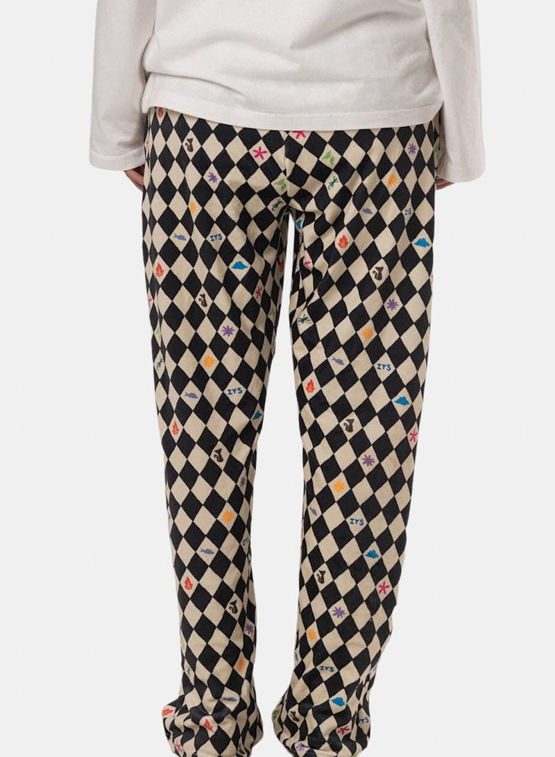 In Your Shoe Diamonds Fluffy Pyjama Pants - Image 5