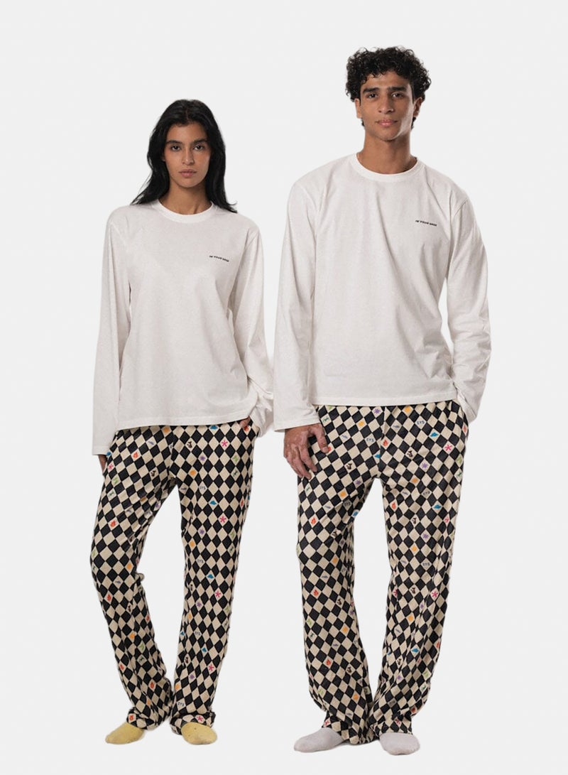 In Your Shoe Diamonds Fluffy Pyjama Pants - Image 2