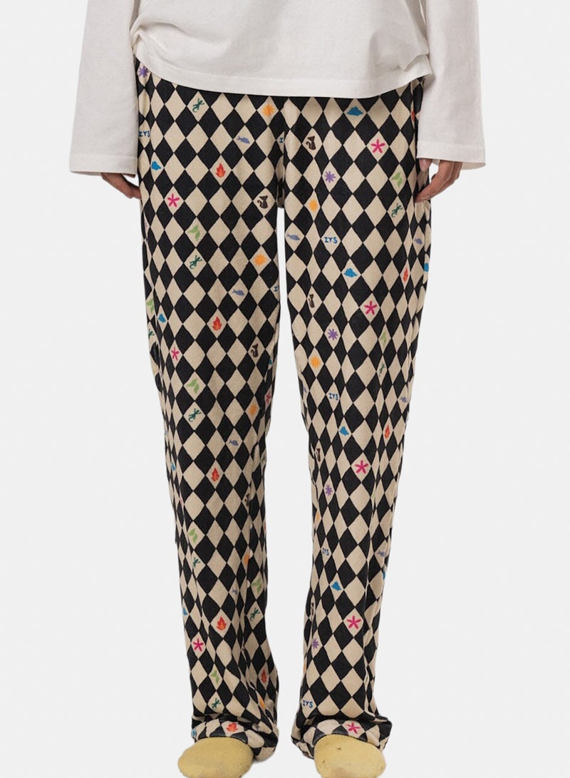 In Your Shoe Diamonds Fluffy Pyjama Pants - Image 4