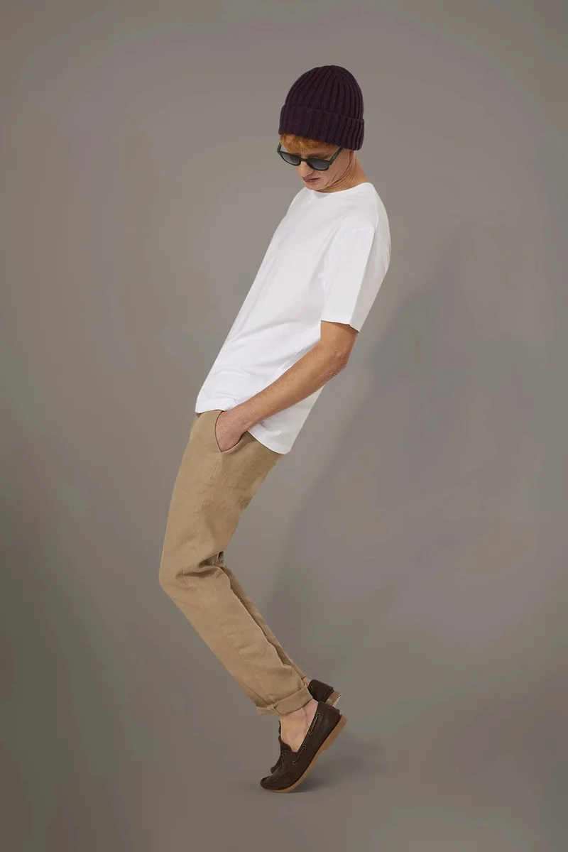Round neck t-shirt 100% cotton - White