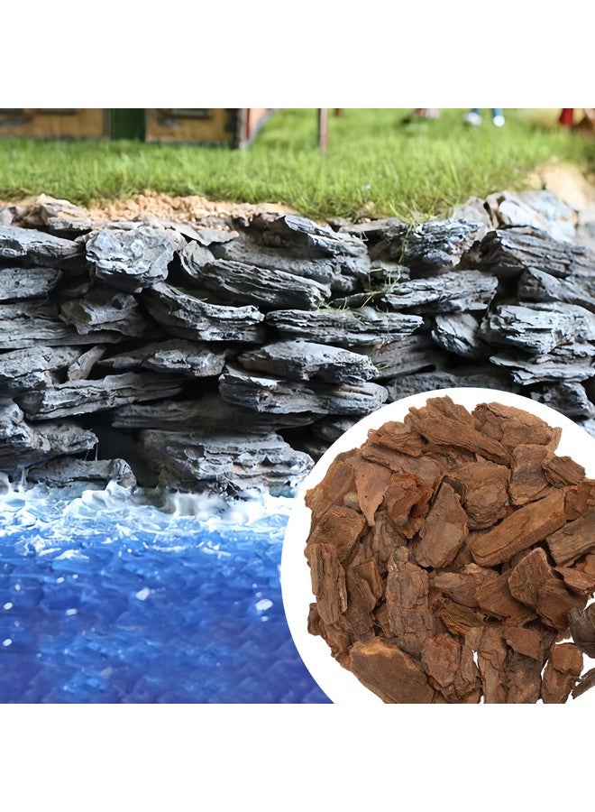 Warmtree Miniature bark Diorama Materials Miniature Terrain for Diorama Supplies Mini Model Military Scene Railway Fairy Garden Diorama Scenery Landscape - Image 1