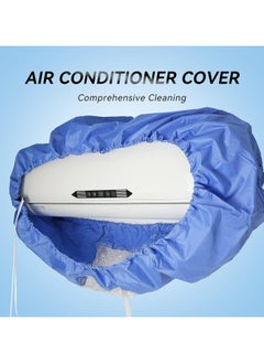 KIIUMI Air Conditioning Cleaning Cover Bag, Wall Mounted Air Conditioning Dust Washing Clean Protector Bag, for large size 2P-3P Wall Mounted AC Service with 2.8M Water Pipe  - Image 5