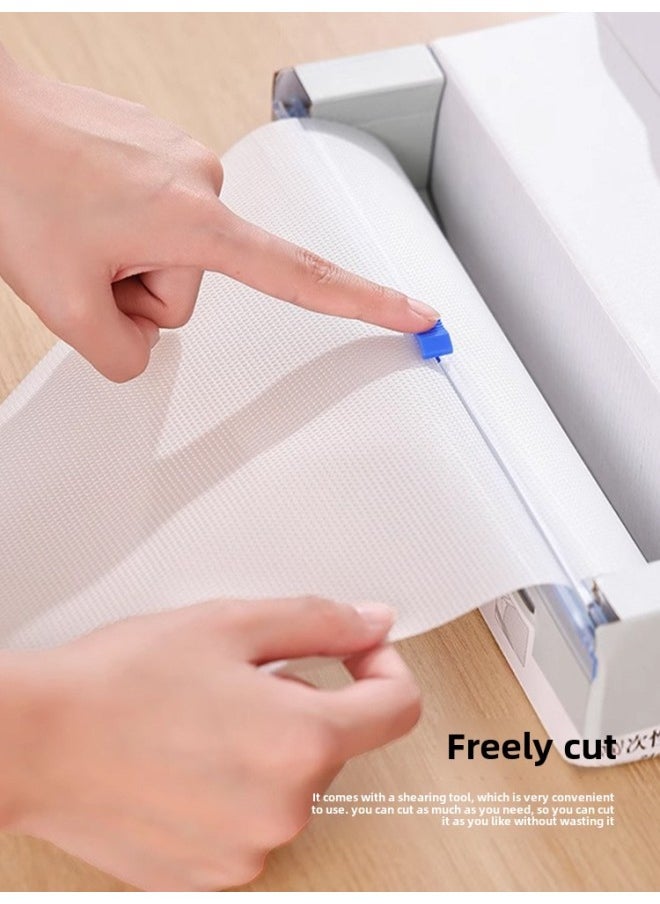 Generic - Disposable Cutting Board Pe Pad Anti-skid Antibacterial Kitchen Cutting Board Meat Cutting Paper Outdoor Plate Vegetable Cutting Chopping Board Supplementary Food Sticking Board-Color:Default Items-Specifications:1 Box + 3 Rolls Of Refills - Image 1