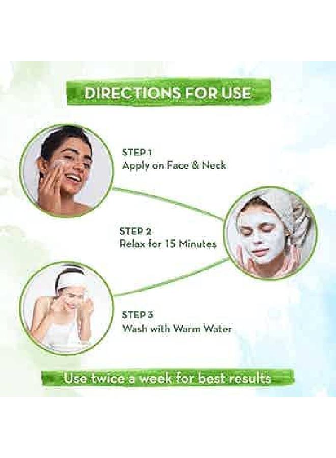LUSTER Neem Face Pack | Anti Acne & Pimple Clearing | Fairness Face Pack | For Glowing Skin Dry & Oily Skin | Anti acne Face pack | For Men & Women | Paraben & Sulfate Free 500 g - Image 5