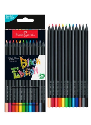 12-Piece Black Edition Color Pencils Multicolor - pzsku/Z2ECFC4B40F2B582CF812Z/45/1743852302/a4af95dc-cc16-40b9-8197-f7687ca0fb09