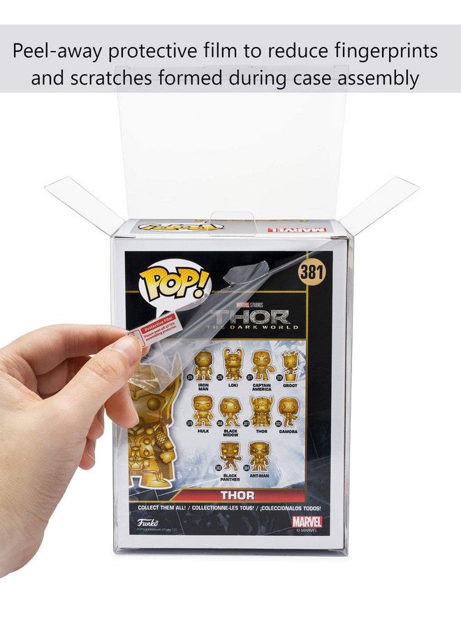 TitanShield 0.5Mm Pop Protectors Sleeve Case Compatible With Funko - 4" Inch Pop! Vinyl Figures (8 Pack) - Image 3
