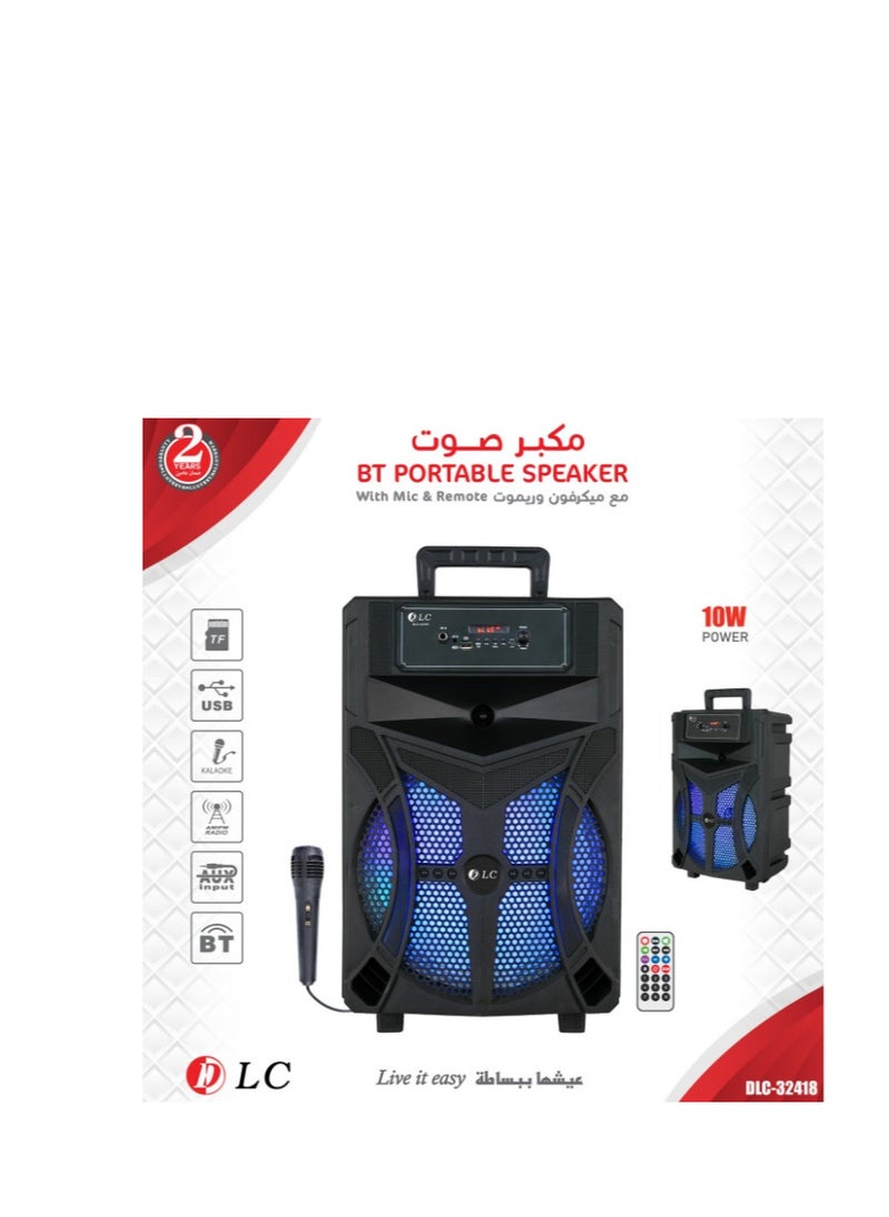 DLC - DLC Attractive Light-Up Speaker with Microphone and Remote - Image 1