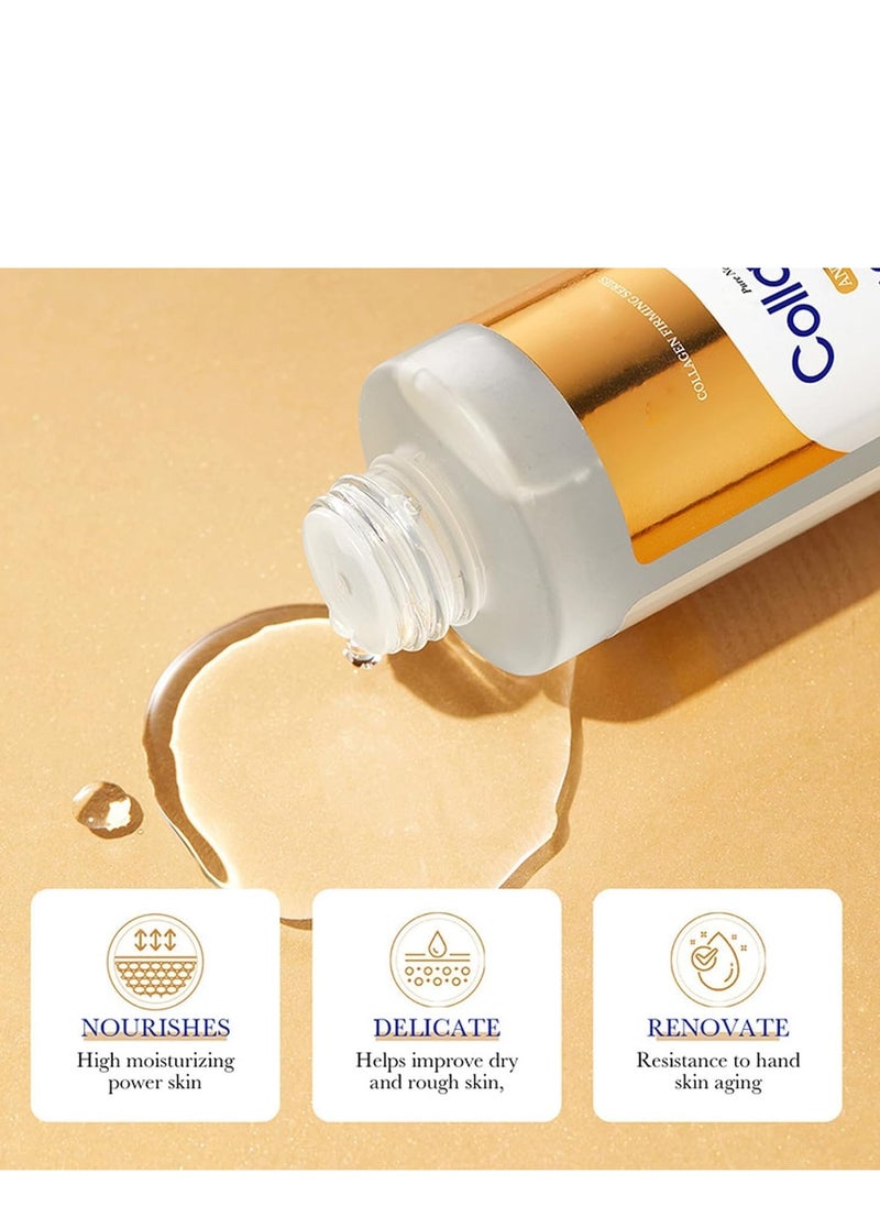 SADOER - Collagen Skin Care Set, 6 Pcs Anti Aging Facial Care Sets for Women, Firming Skin, Shrink Pores, Smooth Wrinkles, Moisturizing Skin Care Kit Include Face Serum and Face Cream - Image 1