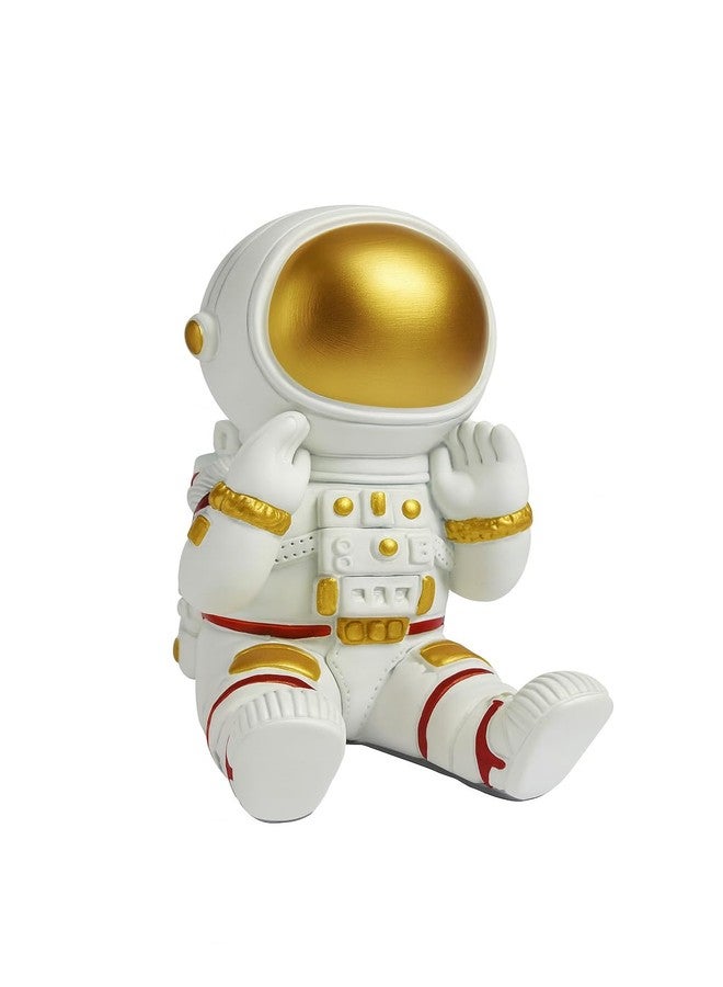 BATH GURU BB Cute Astronaut Phone Stand Holder for Desk - Resin Space Figurine Mobile Stand for Office & Home Décor | Astronaut Statue for Kids Room, Tabletop Accessories Smartphone Holder Gift for Space Lovers - Image 1