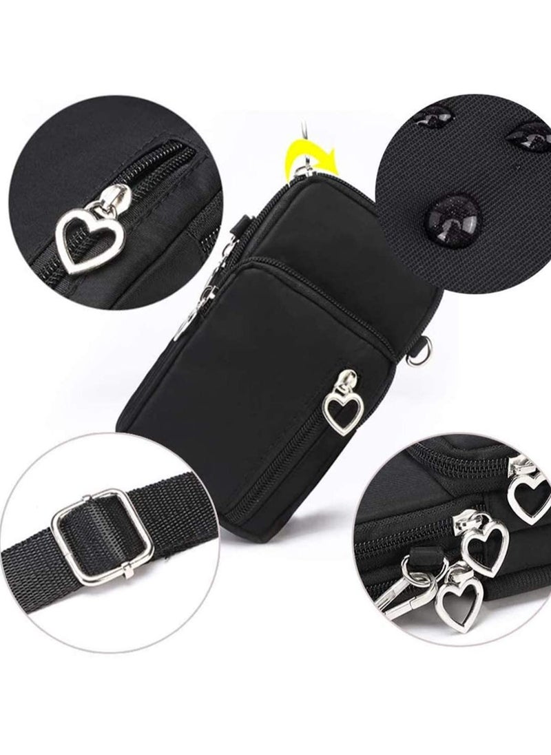 Cotton Woven Style Small Phone Bag Cellphone Case Crossbody Pouch Shoulder for iPhone 11 Pro Max Samsung Galaxy S10 Plus  - Image 5
