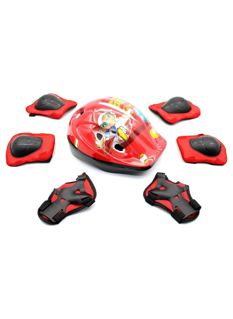 DubaiGallery Adjustable Size Breathable Kids Inline Roller Skates with Safety Gear Set Helmet Knee Elbow Wrist Pads Carry Bag Fun Outdoor Sports Activity for Children Boys and Girls Blade Wheel Skating Shoes  - Image 3
