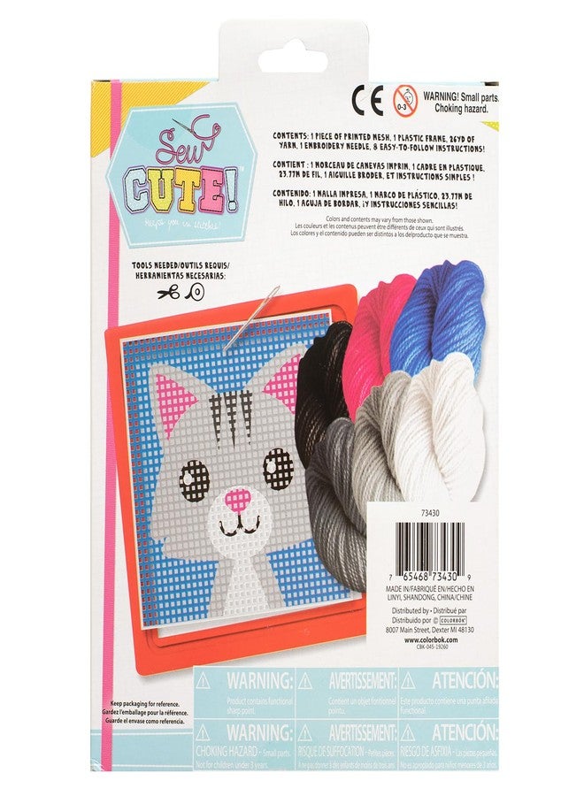ColorBok 73430 Sew Cute Needlepoint Lola Cat - Image 2
