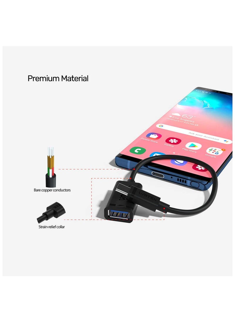 UNITEK Unitek Y-C476BK USB-C to USB-A Adapter with 5Gbps (USB 3.0)  - Image 3