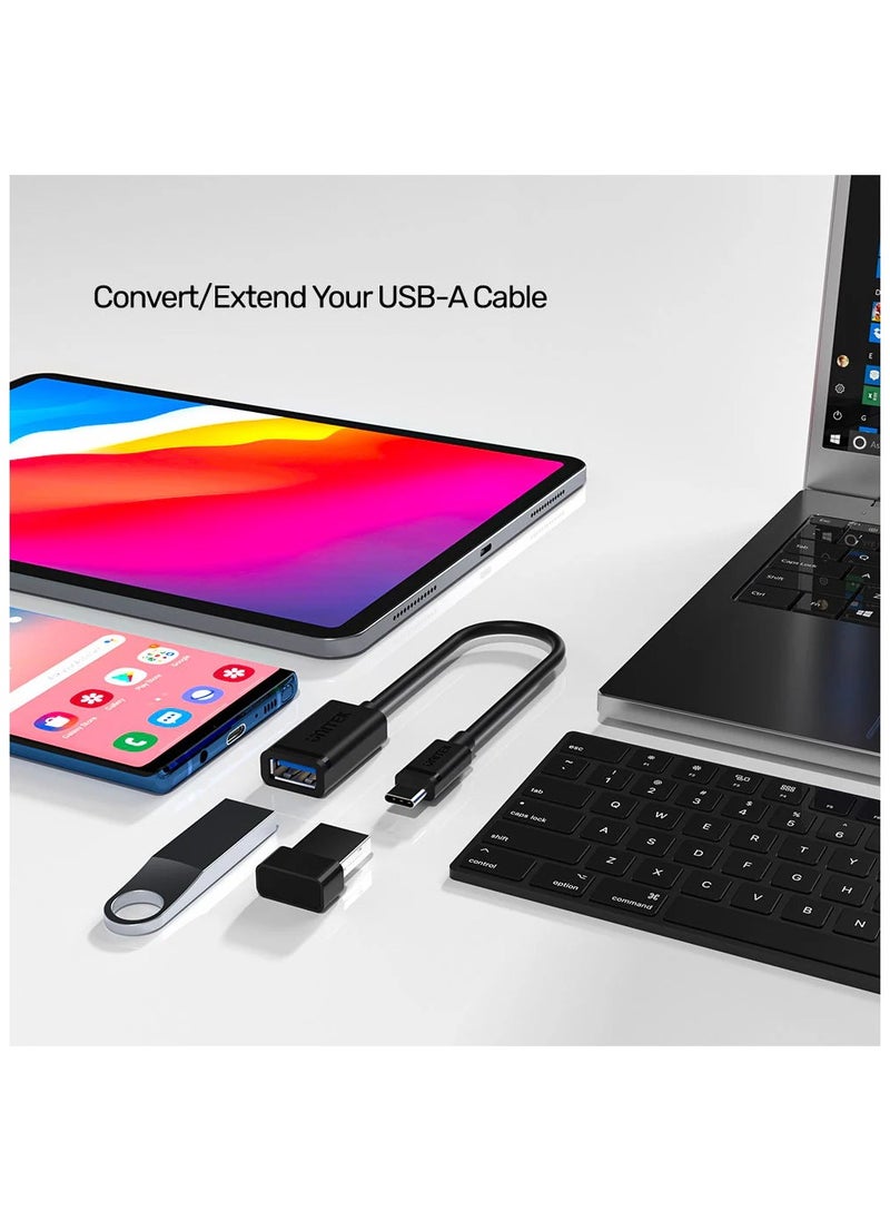 UNITEK Unitek Y-C476BK USB-C to USB-A Adapter with 5Gbps (USB 3.0)  - Image 1