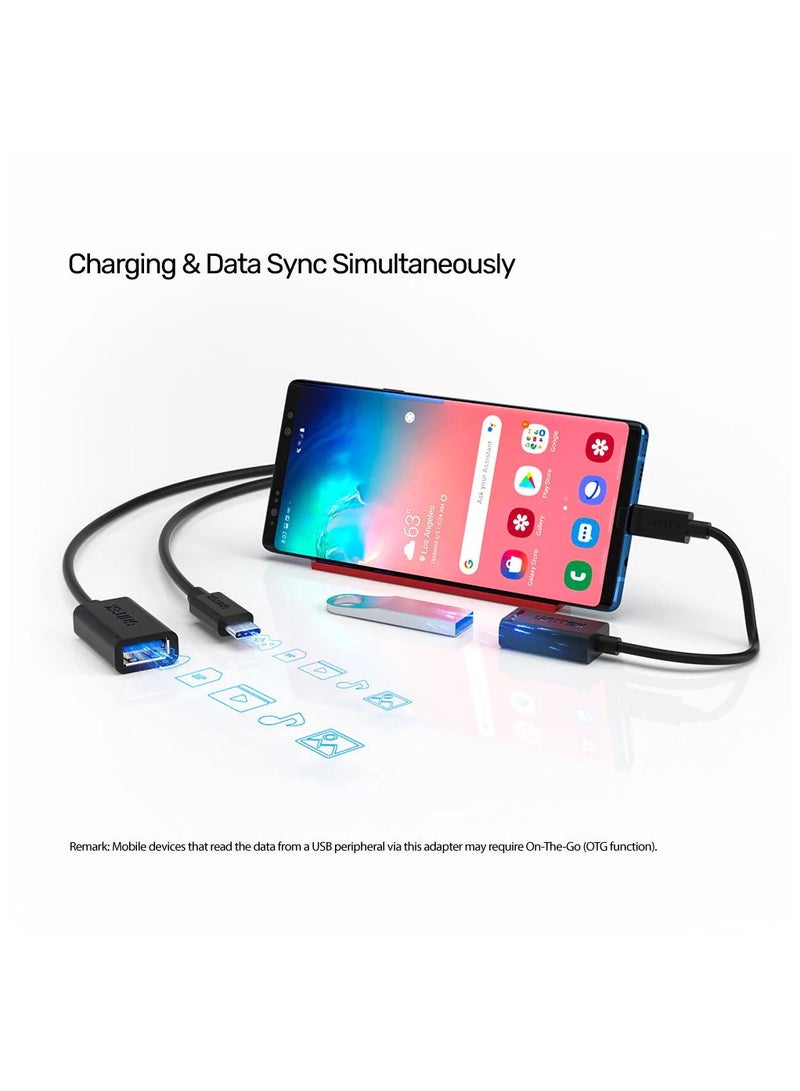 Unitek Y-C476BK USB-C to USB-A Adapter with 5Gbps (USB 3.0) - Image 3