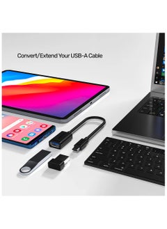 UNITEK Unitek Y-C476BK USB-C to USB-A Adapter with 5Gbps (USB 3.0)  - Image 1