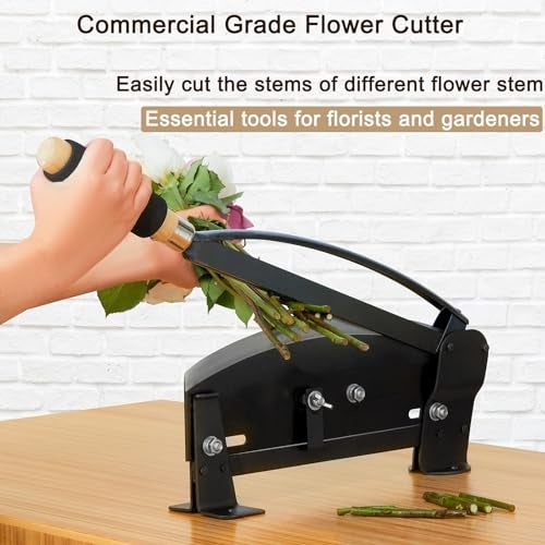 Wonglea Professional Flower Stem Cutter,Large Heavy Duty Flower Cutter for Fresh Flowers,14 inch Stainless Steel Blade,Florist Supplies Perfect for Cutting Flowers Bouquet (Heavy Duty Cutter) - Image 2
