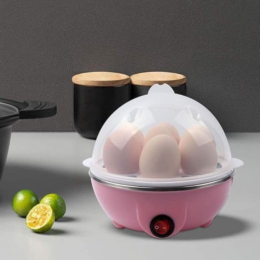 VIBRAL Egg Boiler Electric Automatic Off 7 Egg Poacher Cooking Boiling and Frying Blue Egg Boiler Electric Automatic Off 7 Egg Poacher for Steaming Cooking Boiling and Frying Pack of 1 - Image 3