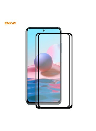 Screen Protector For Redmi Note 10 / Note 10S 2 PCS ENKAY Hat-Prince Full Glue 0.26mm 9H 2.5D Tempered Glass Full Coverage Film - pzsku/Z2ED0515E1A090F55EF2DZ/45/_/1709829628/56fd573b-bd6d-46a9-b7b6-8cd8d1c37757