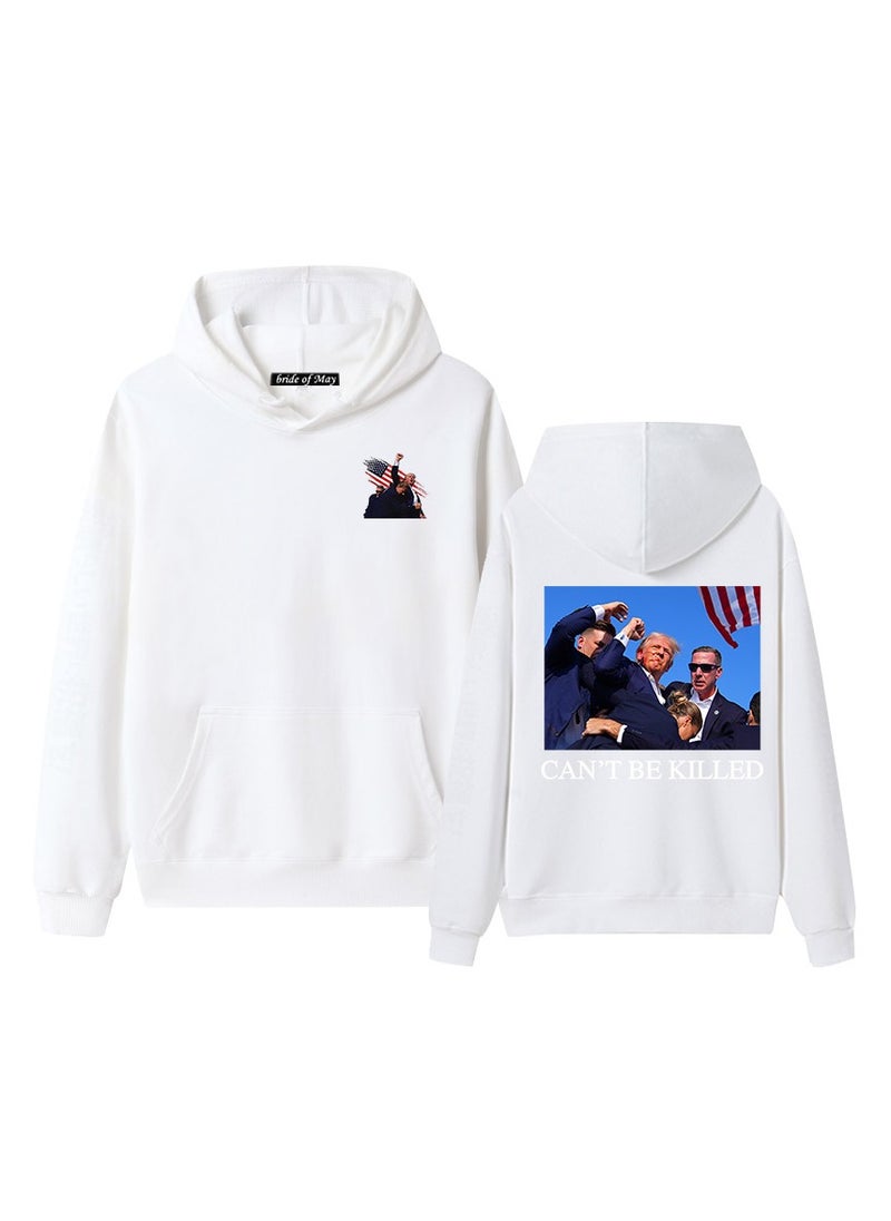 KUYING - New Trump Print Hoodie - Image 1