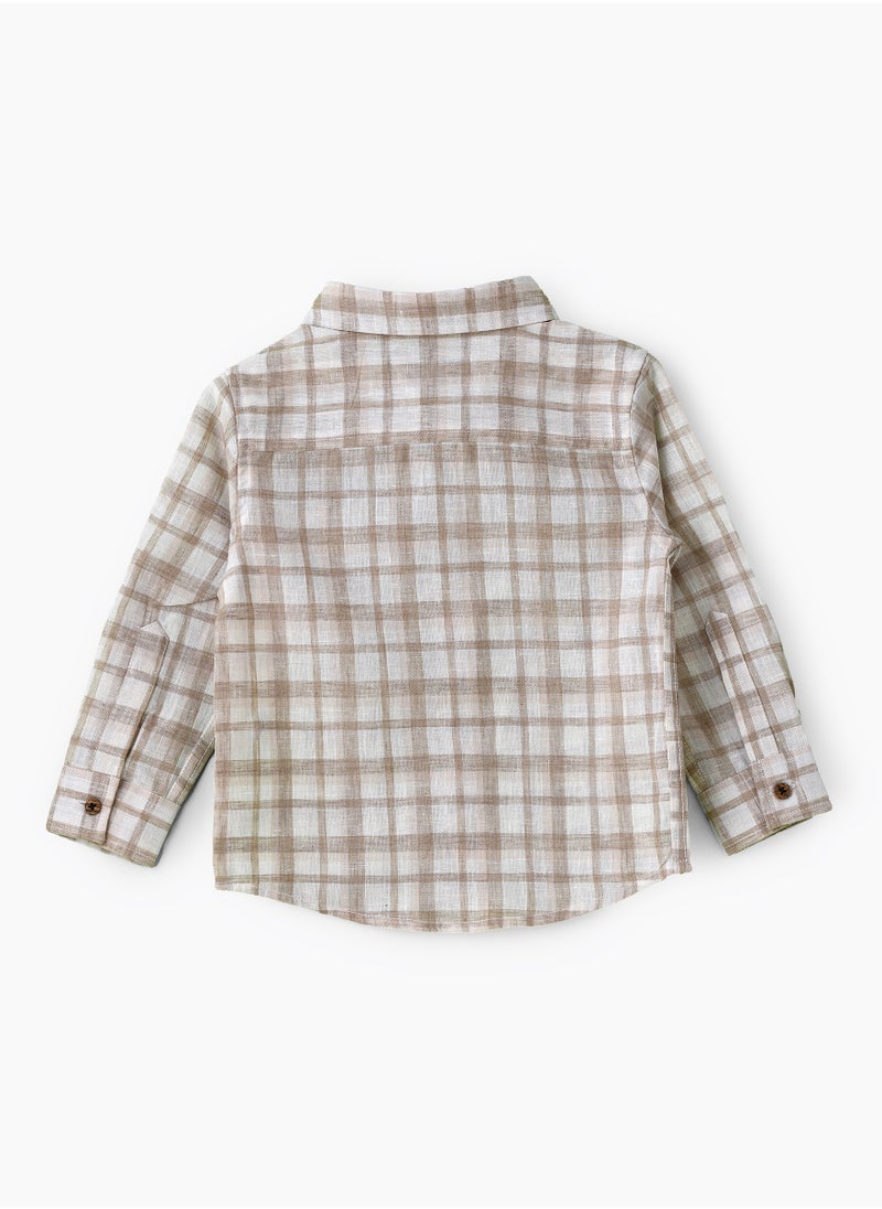 JAM Boys Woven Cotton Checkered Shirt  - Image 2
