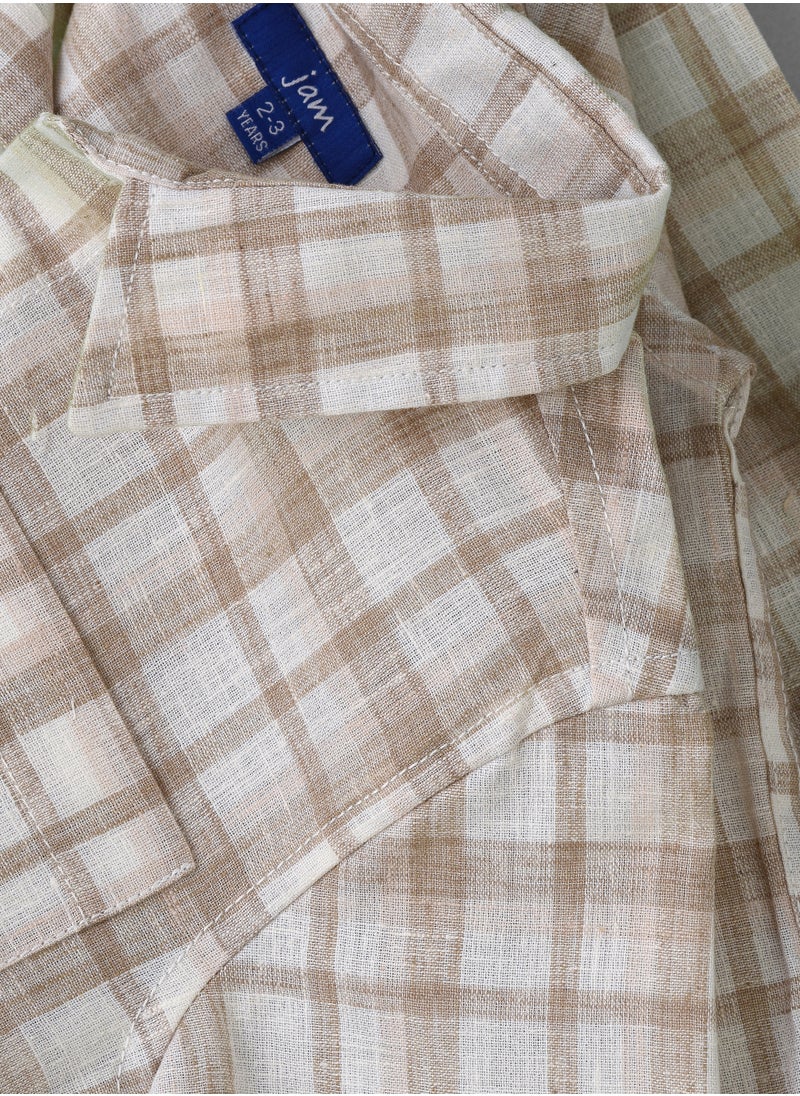 JAM Boys Woven Cotton Checkered Shirt  - Image 4